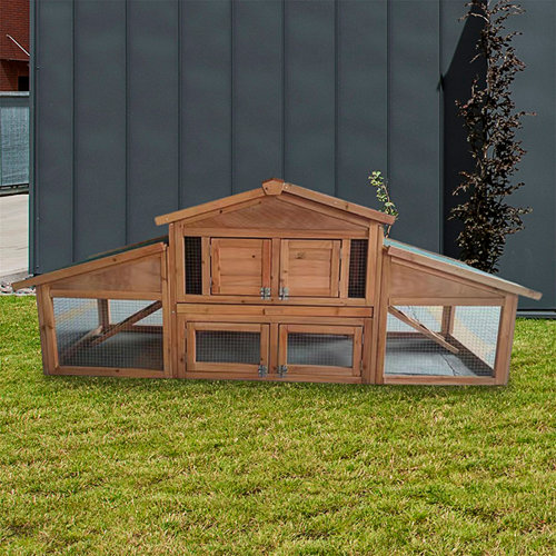 Tucker Murphy Pet™ Archange Weather Resistant Rabbit Hutch with Ramp
